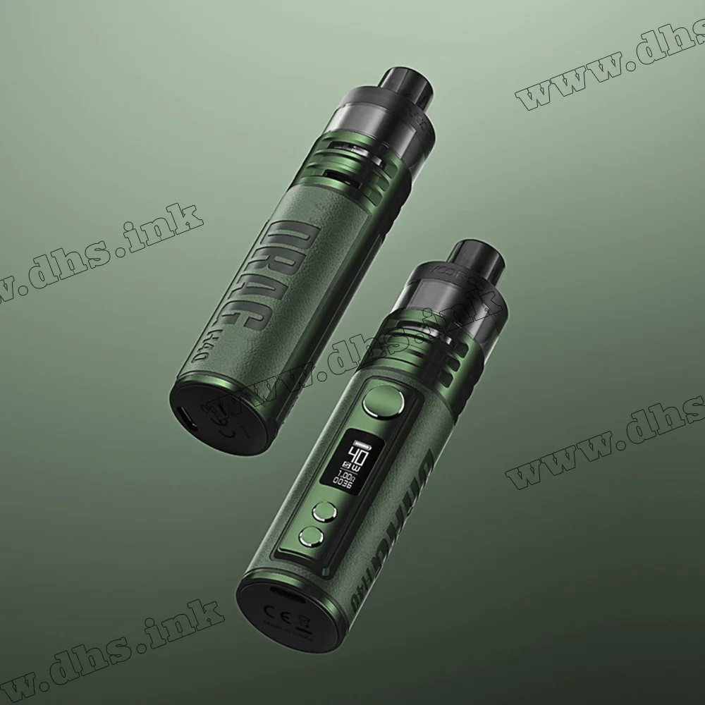 Багаторазова електронна сигарета - Voopoo Drag H40 Pod Kit 1500 мАч (Green)