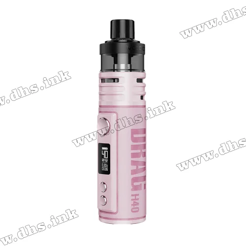 Многоразовая электронная сигарета - Voopoo Drag H40 Pod Kit 1500 мАч (Pink)