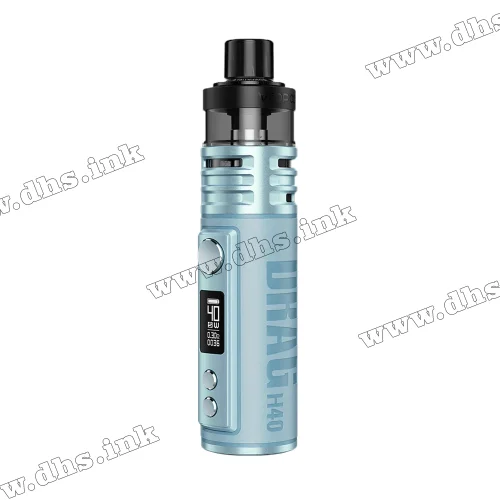 Многоразовая электронная сигарета - Voopoo Drag H40 Pod Kit 1500 мАч (Snow Blue)