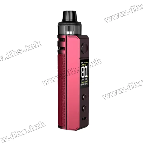Многоразовая электронная сигарета - Voopoo Drag H80S Mod Pod Kit (Plum Red)