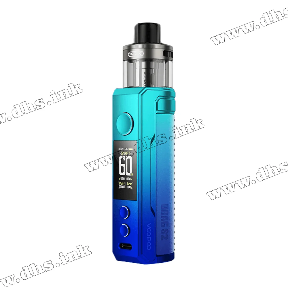 Многоразовая электронная сигарета - Voopoo Drag S2 Pod Kit 2500 мАч (Sky Blue)