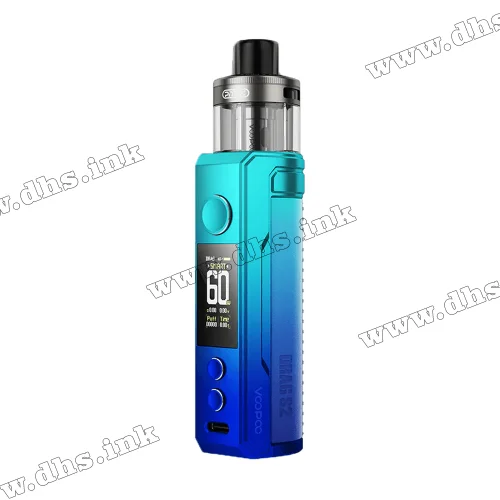 Многоразовая электронная сигарета - Voopoo Drag S2 Pod Kit 2500 мАч (Sky Blue)