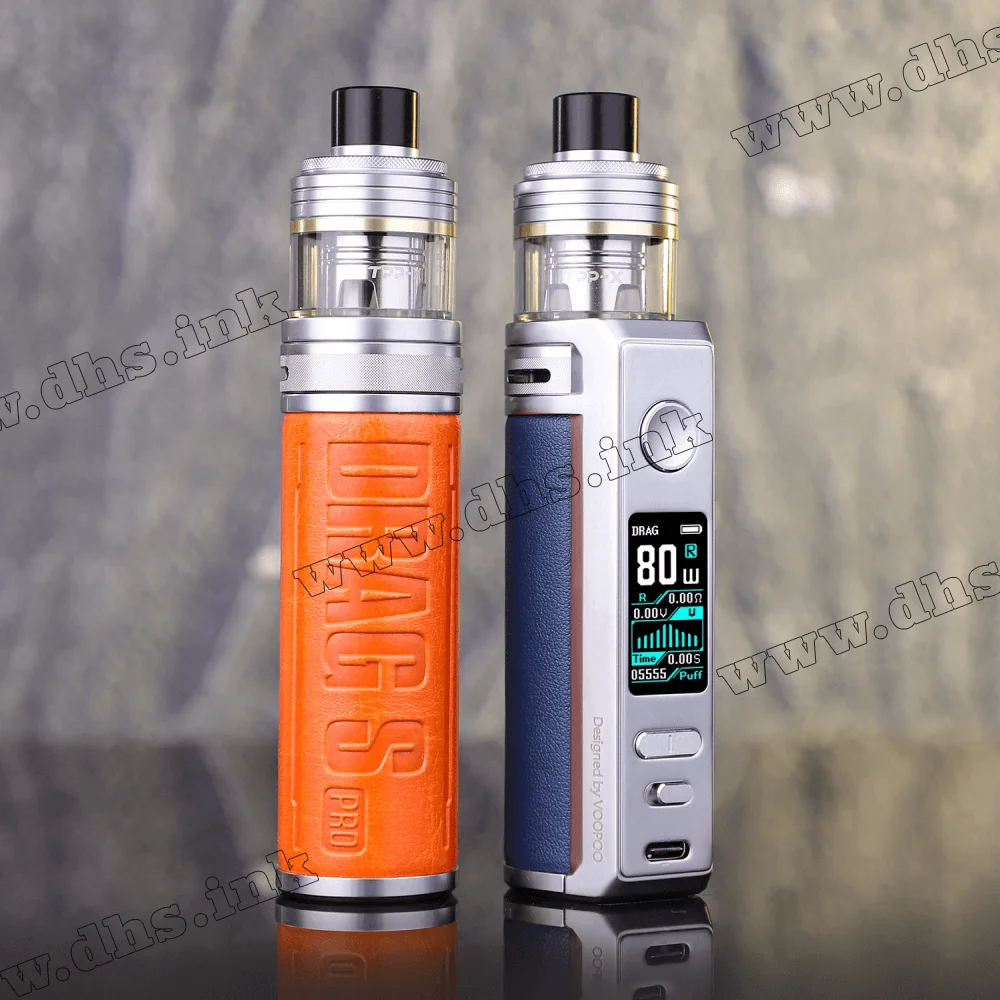 Многоразовая электронная сигарета - Voopoo Drag S Pro Pod Kit 3000 мАч (California Orange)