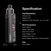 Многоразовая электронная сигарета - Voopoo Drag X Mod Pod Kit (Iron Knight)
