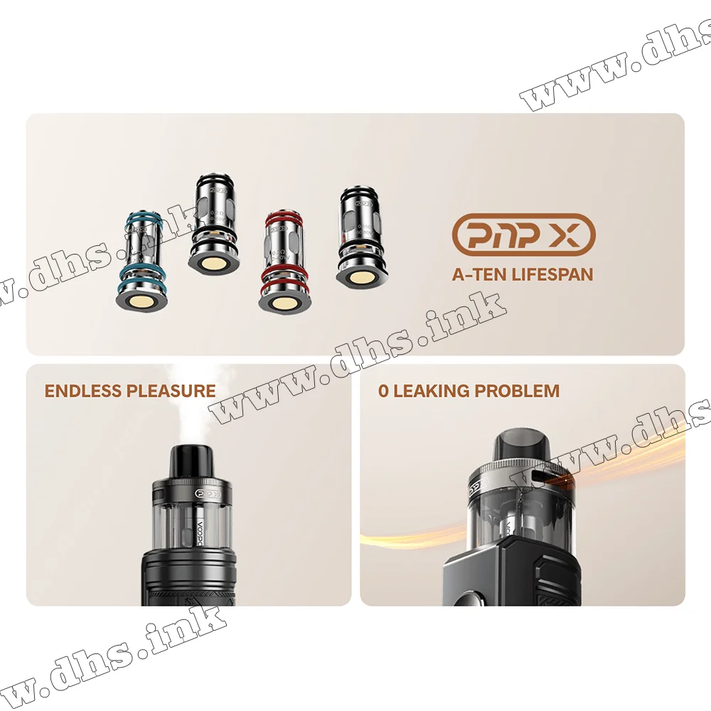 Многоразовая электронная сигарета - Voopoo Drag X2 Mod Pod Kit (Colorful Silver)
