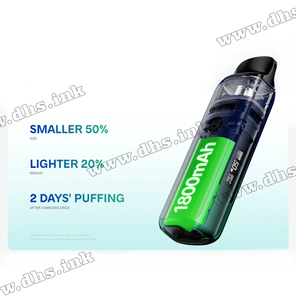Многоразовая электронная сигарета - Voopoo Vinci 3 Mod Pod Kit 1800 мАч (Aurora Blue)