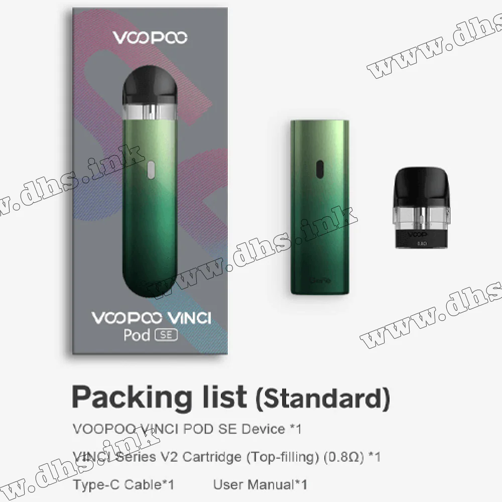 Многоразовая электронная сигарета - Voopoo Vinci SE Pod Kit 900 мАч (Whale Fall Blue)