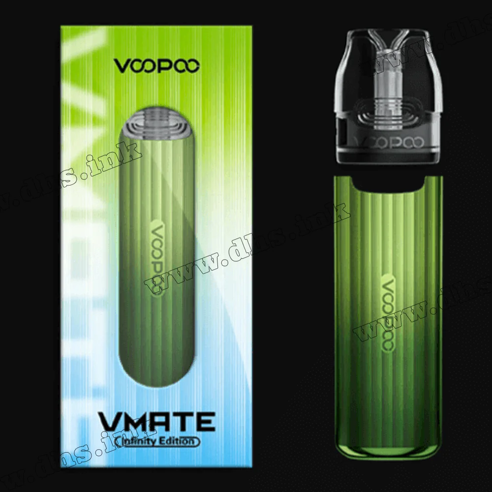 Многоразовая электронная сигарета - Voopoo VMATE Infinity Edition Pod Kit 900 мАч (Shiny Green)