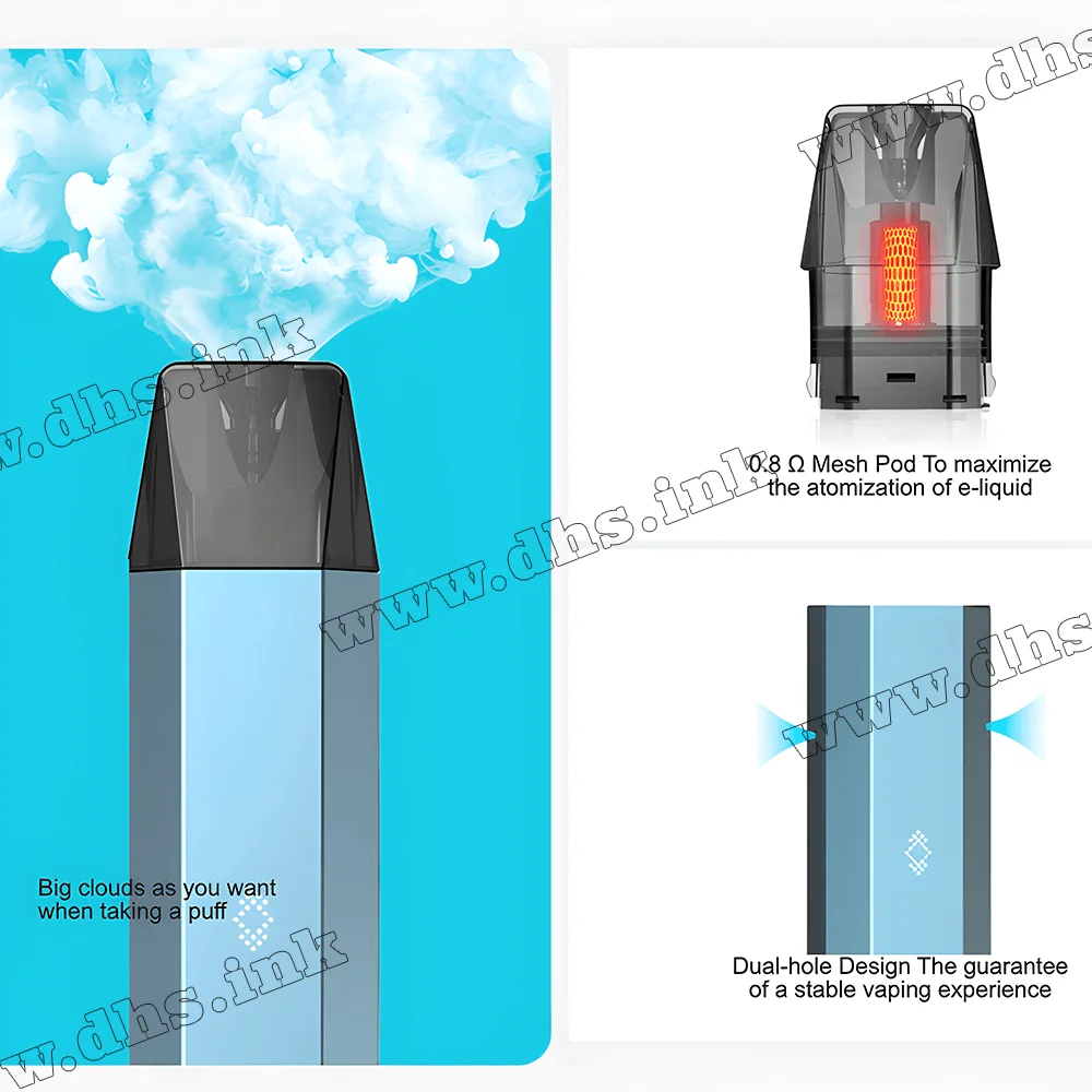 Многоразовая электронная сигарета - ZQ Xtal SE Plus Pod Kit 800 мАч (Sakura Sunset)