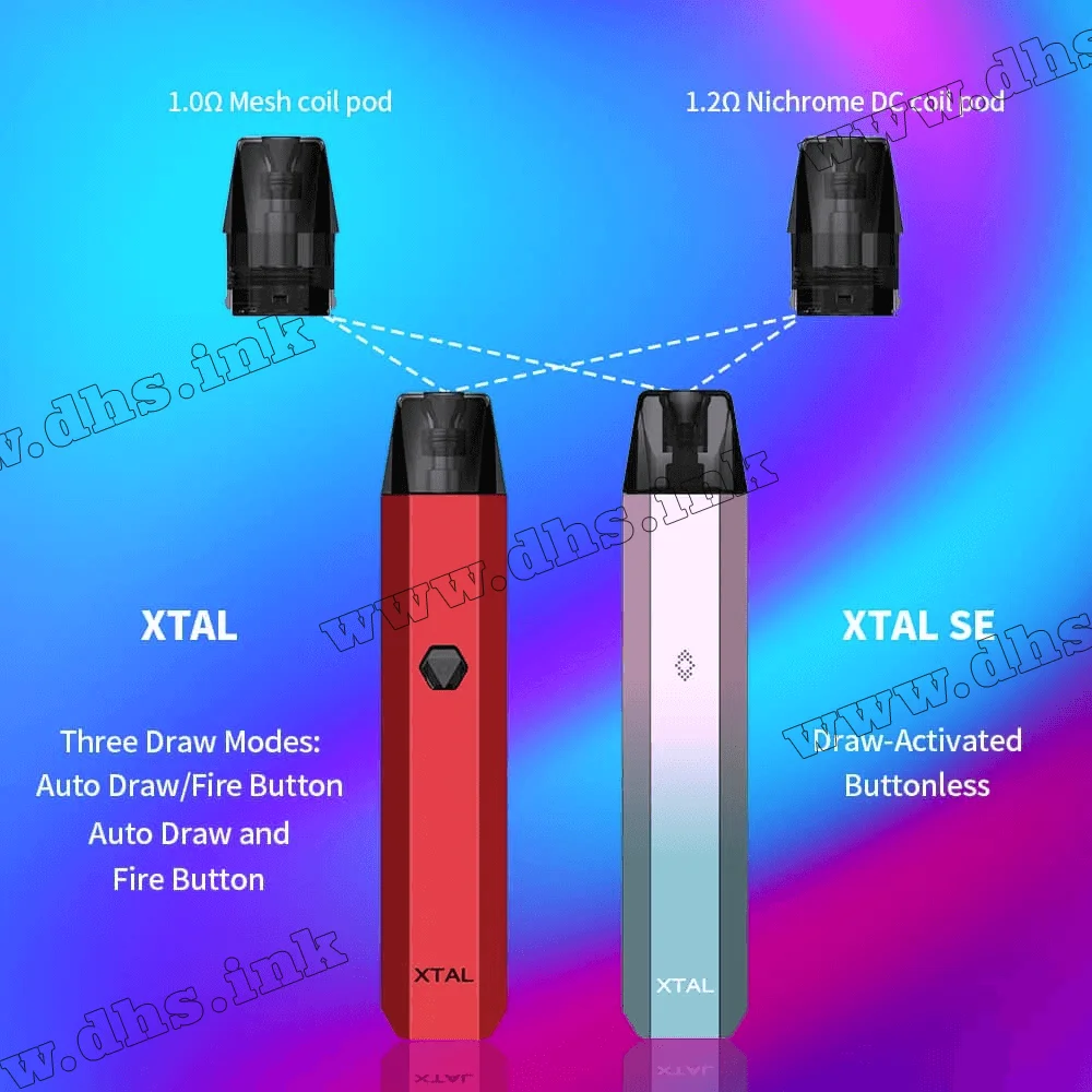 Многоразовая электронная сигарета - ZQ Xtal SE Plus Pod Kit 800 мАч (Sakura Sunset)