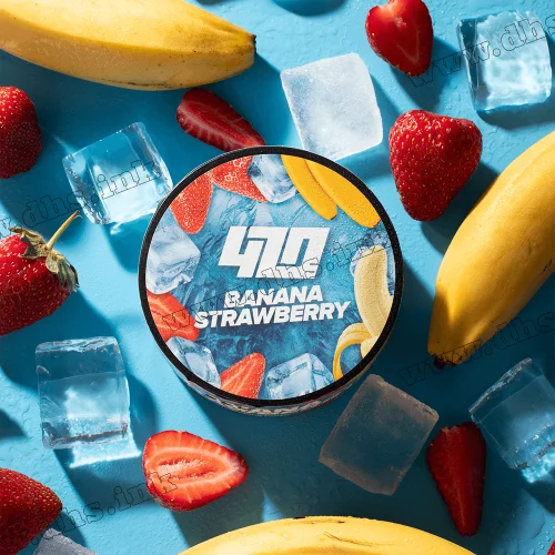 Табак 420 (medium) Frost Line - Banana Strawberry (Банан, Клубника, Лед) 250г