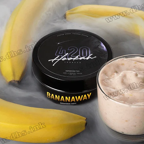 Табак 420 (medium) - Bananaway (Банановое Пюре) 100г