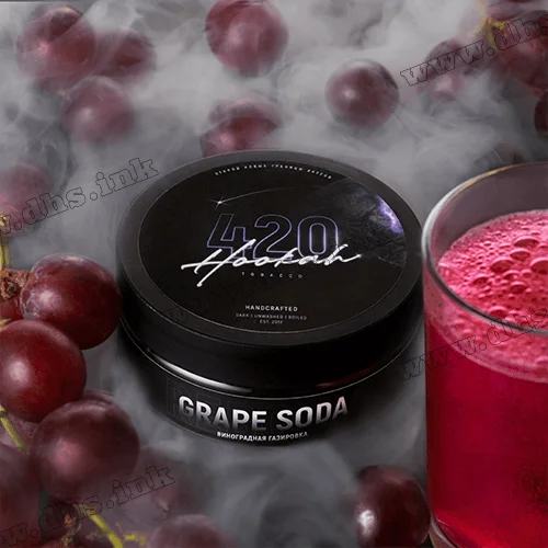 Табак 420 (medium) - Grape Soda (Виноградная Газировка) 250г