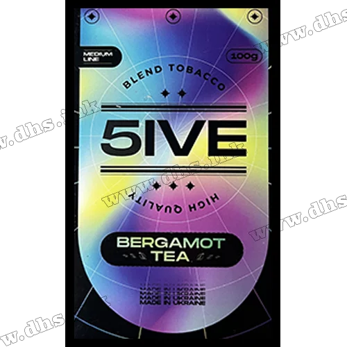 Табак 5IVE (Файв) - Bergamot Tea (Бергамот, Чай) medium 100г