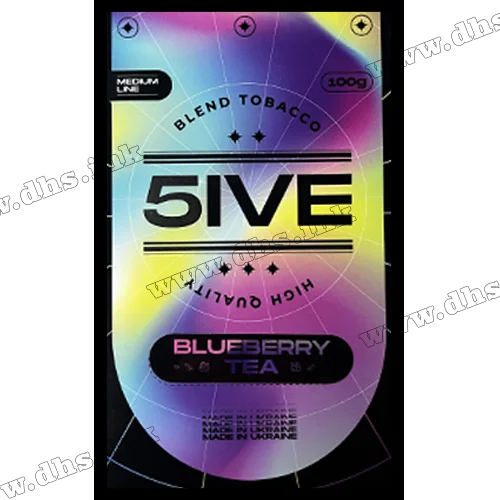 Табак 5IVE (Файв) - Blueberry Tea (Черника, Чай) medium 50г