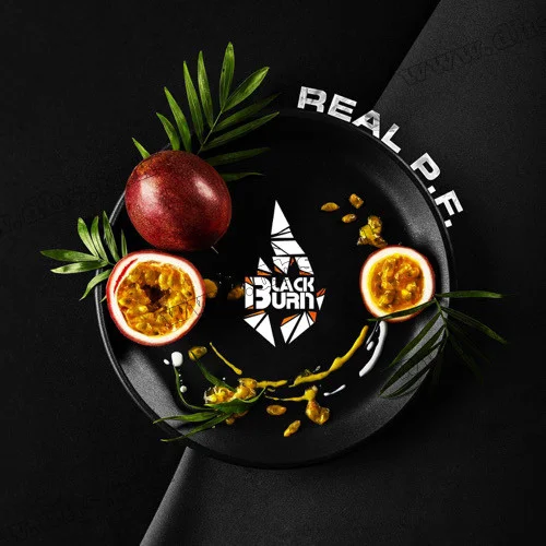 Табак Burn Black (Берн Блек) - Real P.F. (Маракуйя) 100г