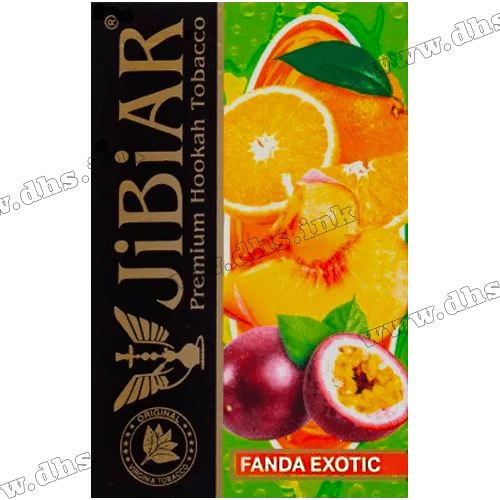 Табак Jibiar (Джибиар) - Fanda Exotic (Апельсин, Маракуйя, Персик) 50г