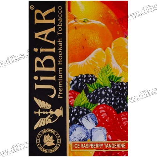 Табак Jibiar (Джибиар) - Ice Raspberry Tangerine (Малина, Мандарин, Лед) 50г