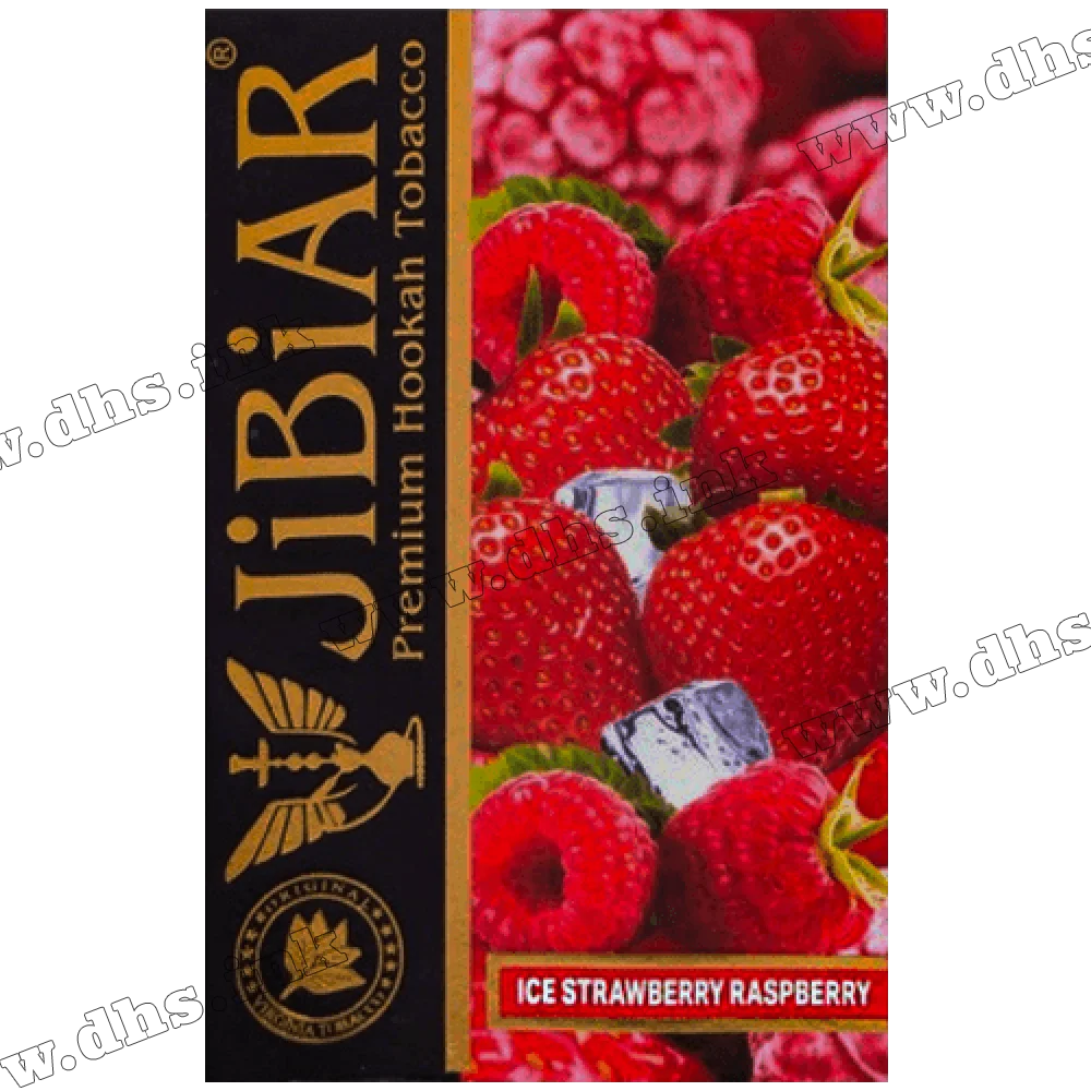 Табак Jibiar (Джибиар) - Ice Strawberry Raspberry (Клубника, Малина, Лед) 50г