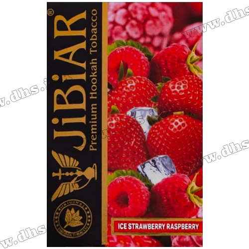 Табак Jibiar (Джибиар) - Ice Strawberry Raspberry (Клубника, Малина, Лед) 50г