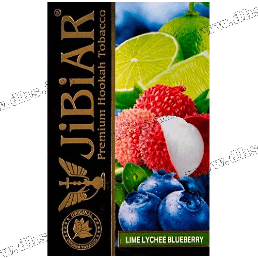 Тютюн Jibiar (Джибіар) - Lime Lychee Blueberry (Лайм, Лічі, Чорниця) 50г