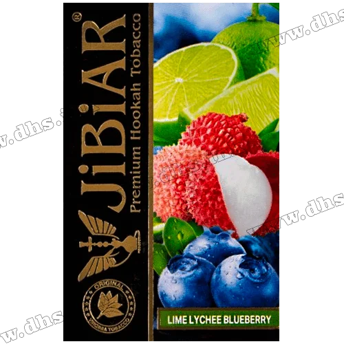 Табак Jibiar (Джибиар) - Lime Lychee Blueberry (Лайм, Личи, Черника) 50г