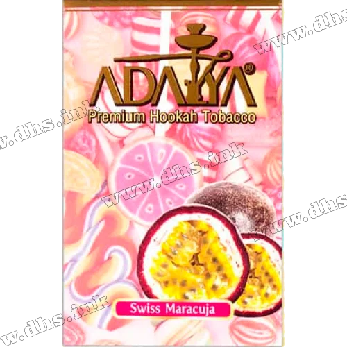 Табак Adalya (Адалия) - Swiss Maracuja (Маракуйя, Конфеты, Лед) 50г