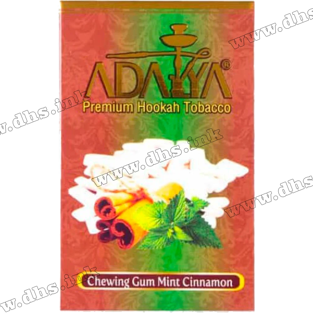 Табак Adalya (Адалия) - Chewing Gum Mint Cinnamon (Мята, Жвачка, Кориця) 50г 