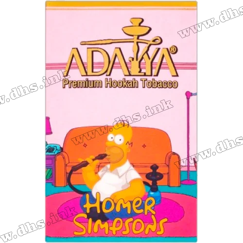 Табак Adalya (Адалия) - Homer Simpsons (Манго, Банан, Мята) 50г 