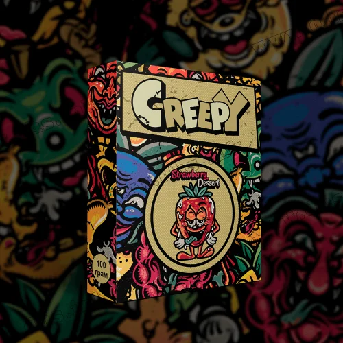 Табак Creepy (Крипи) - Strawberry Dessert (Клубничный Дессерт) 100г