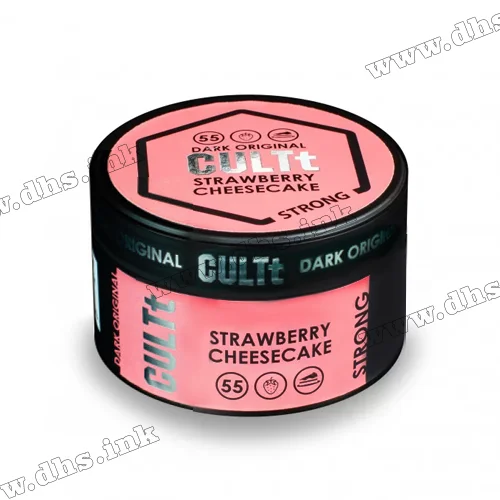 Табак CULTt (Культ) Strong - DS55 Strawberry Cheesecake (Клубничный Чизкейк) 20г