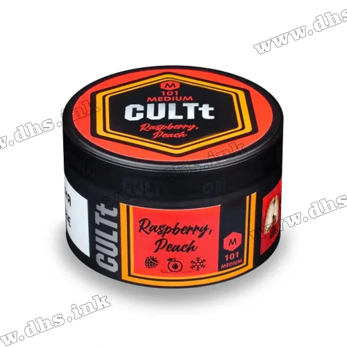Табак CULTt (Культ) Medium - М101 (Малина, Персик) 100г