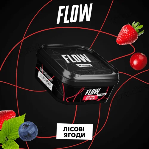 Табак Flow (Флоу) - Лесные Ягоды (Черника, Клубника, Клюква) 250г