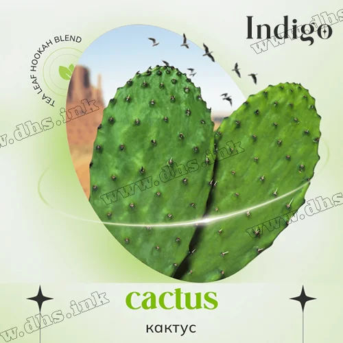 Чайная смесь для кальяна INDIGO (Индиго) Smoke - Cactus (Кактус) 100г