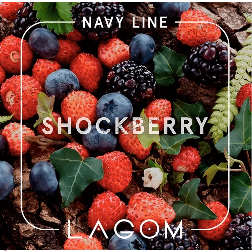 Табак Lagom (Лагом) Navy Line - Shockberry (Кислые Ягоды) 40г