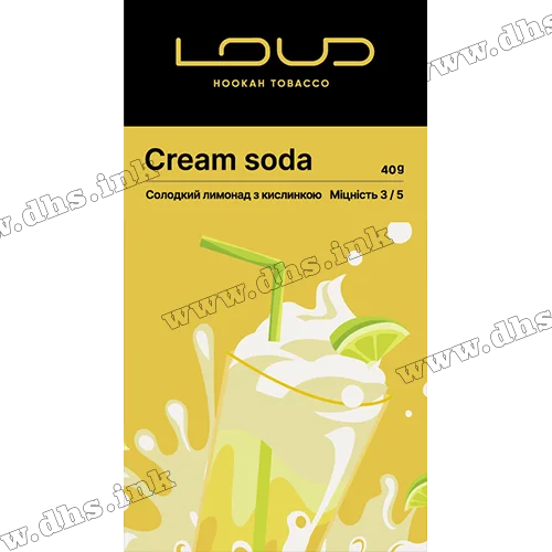 Табак Loud (Лауд) - Cream Soda (Лимонад) 40г