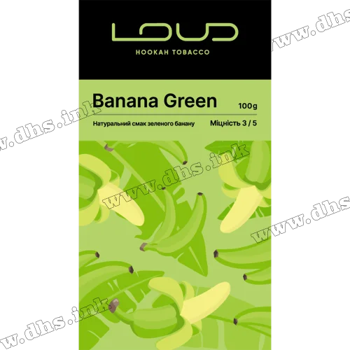 Табак Loud (Лауд) - Banana Green (Зеленый Банан) 100г