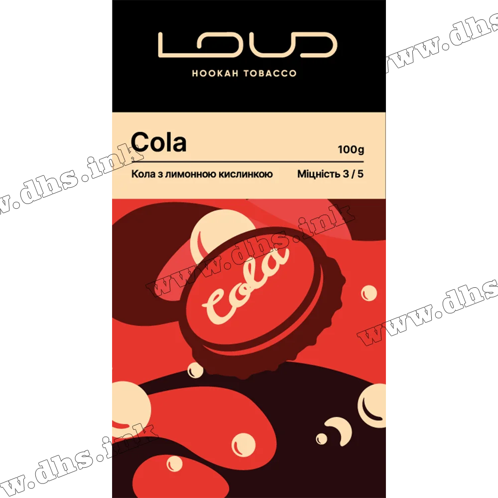 Табак Loud (Лауд) - Cola (Кола, Лимон) 100г