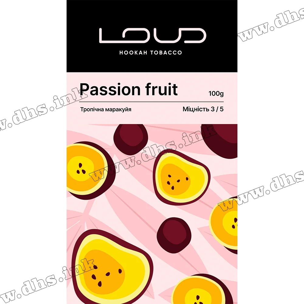 Табак Loud (Лауд) - Passion Fruit (Тропическая Маракуйя) 100г