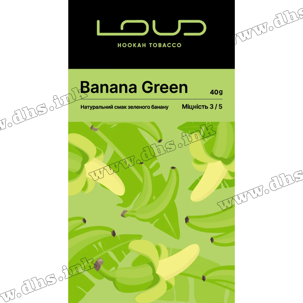 Табак Loud (Лауд) - Banana Green (Зеленый Банан) 40г