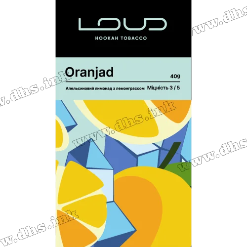Табак Loud (Лауд) - Oranjad (Апельсин, Пряности, Лед) 40г