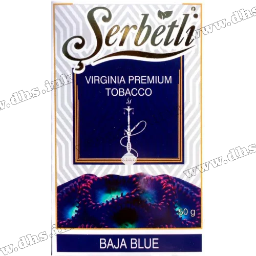 Табак Serbetli (Щербетли) - Baja blue (Мята Роза Черника) 50г