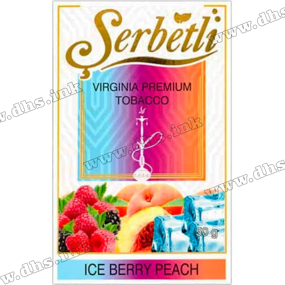 Табак Serbetli (Щербетли) - Ice berry peach (Ежевика Лед Малина Персик Ягоды) 50г