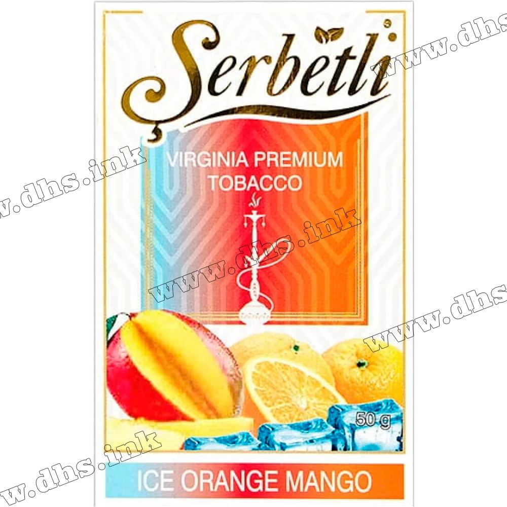 Табак Serbetli (Щербетли) - Ice orange mango (Апельсин Лед Манго) 50г