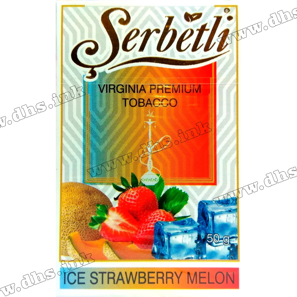 Табак Serbetli (Щербетли) - Ice strawbery melon (Дыня Клубника Лед) 50г