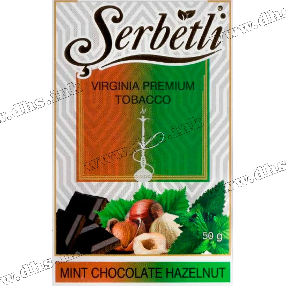 Табак Serbetli (Щербетли) - Mint chocolate hazelnut (Мята Орех Шоколад) 50г