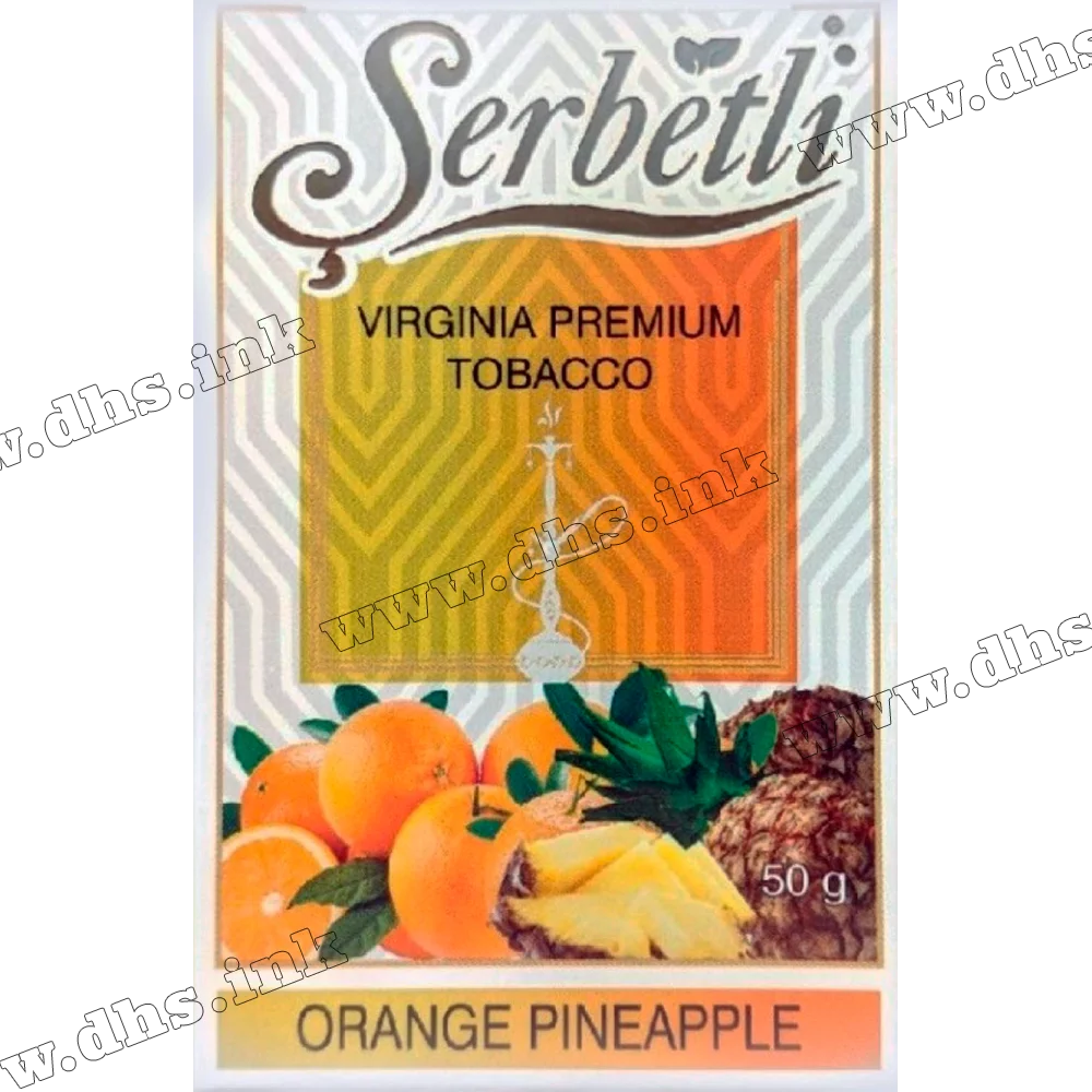 Табак Serbetli (Щербетли) - Orange pineapple (Ананас Апельсин) 50г