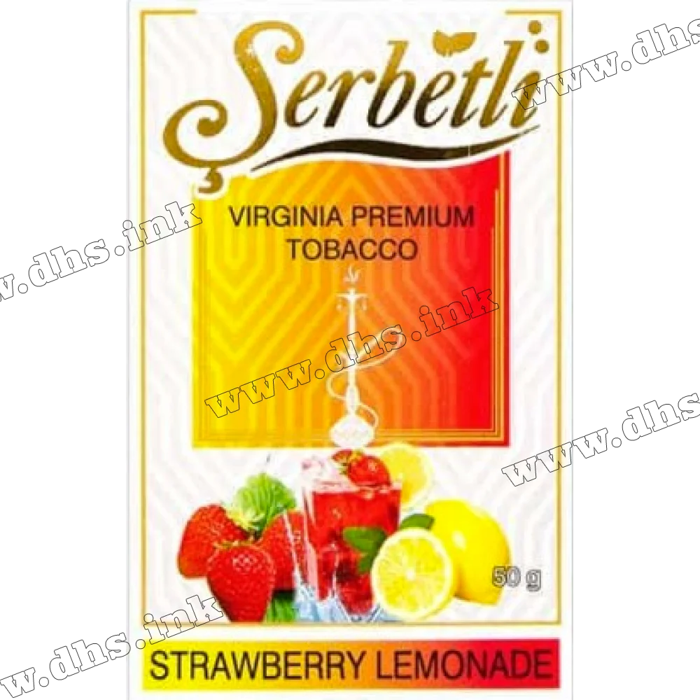 Табак Serbetli (Щербетли) - Strawberry lemonade  (Клубника Лимонад) 50г