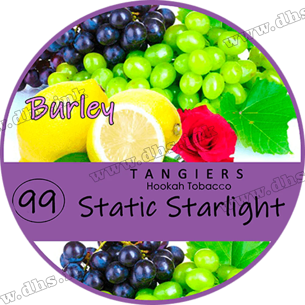 Табак Tangiers (Танжирс) burley - Static Starlignt Ягоды, Роза, Цитрус 50г