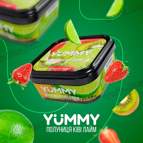Табак Yummy (Ямми) - Клубника, Киви, Лайм 250г